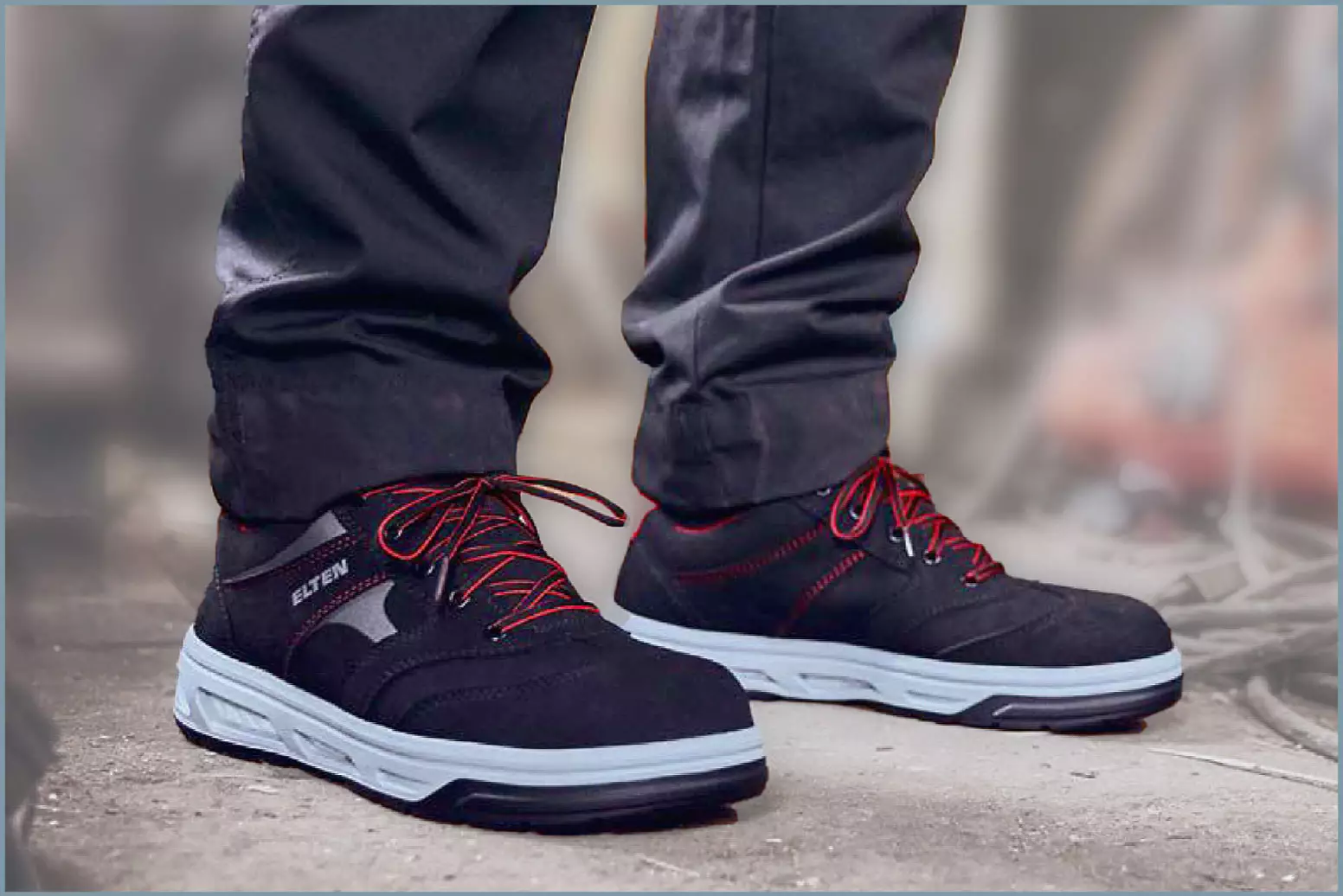 Arbeitssicherheitsschuh mit individueller Fußbettung, atmungsaktiv und leicht, für Handwerk, Lager, Handel etc., ESD S2