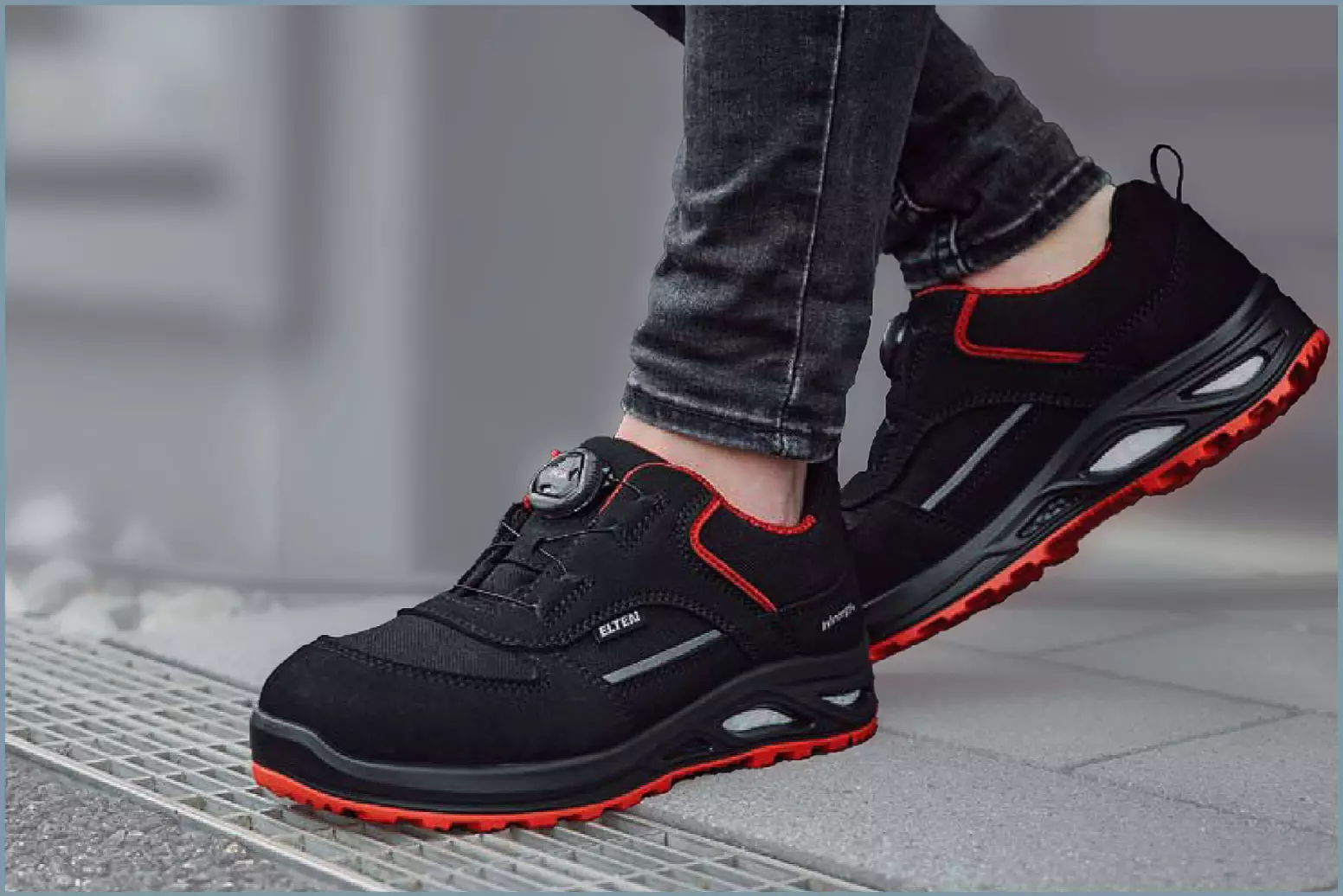 Arbeitssicherheitsschuh mit individueller Fußbettung, Damenpassform und BOA Fit System, ESD S3