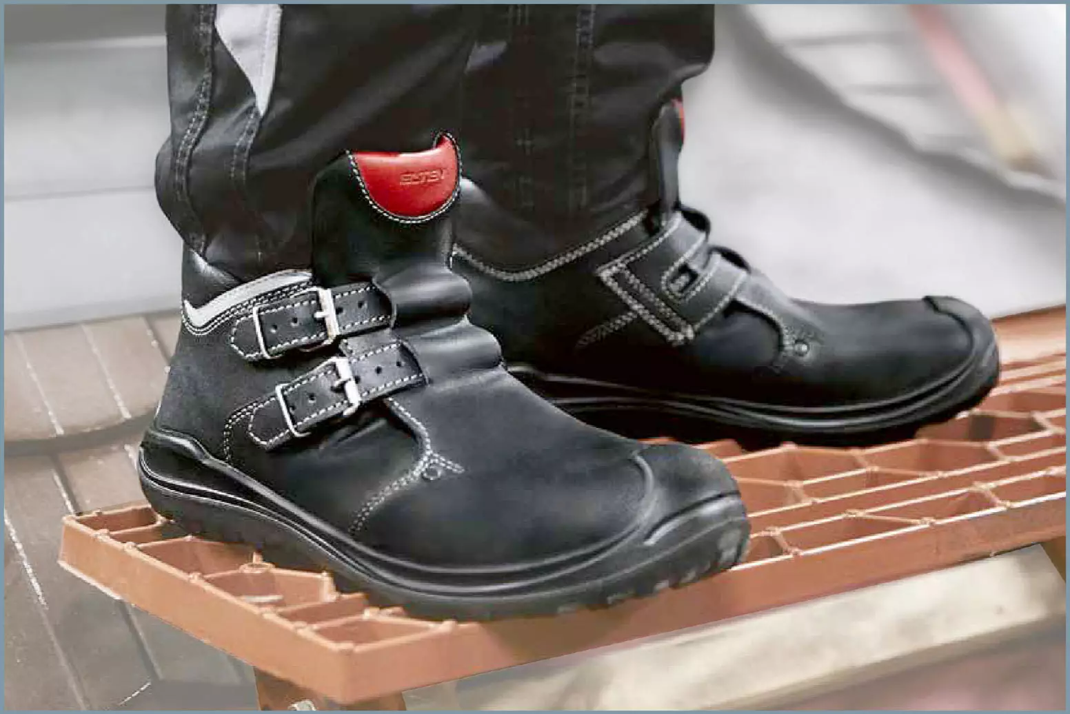 Arbeitssicherheitsschuh mit individueller Fußbettung, hitzebeständig, für Handwerk, Bau etc., S3 HI