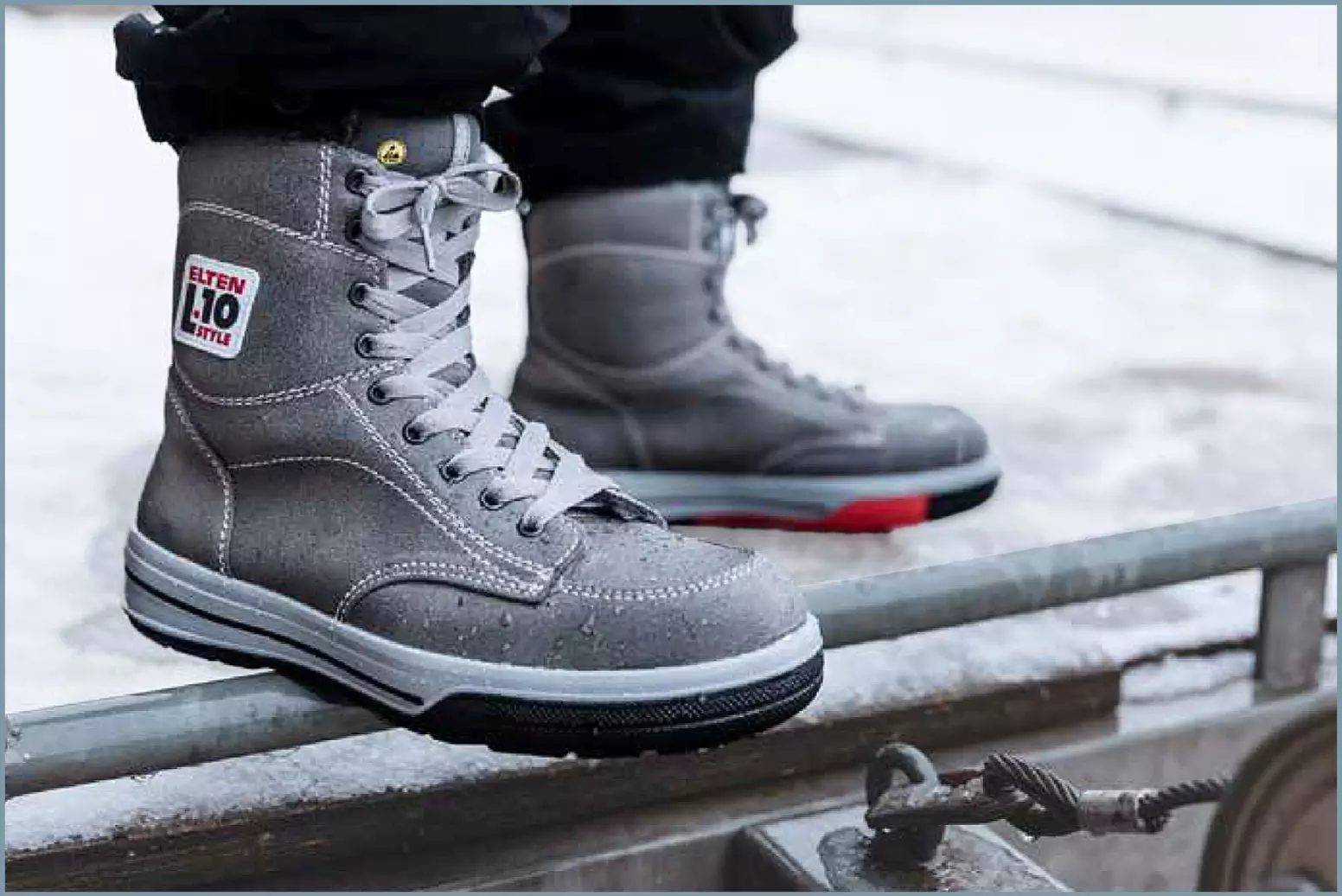 Arbeitssicherheitsschuh mit individueller Fußbettung und Winterfutter, ESD S3, für Handwerk, Bau, etc.