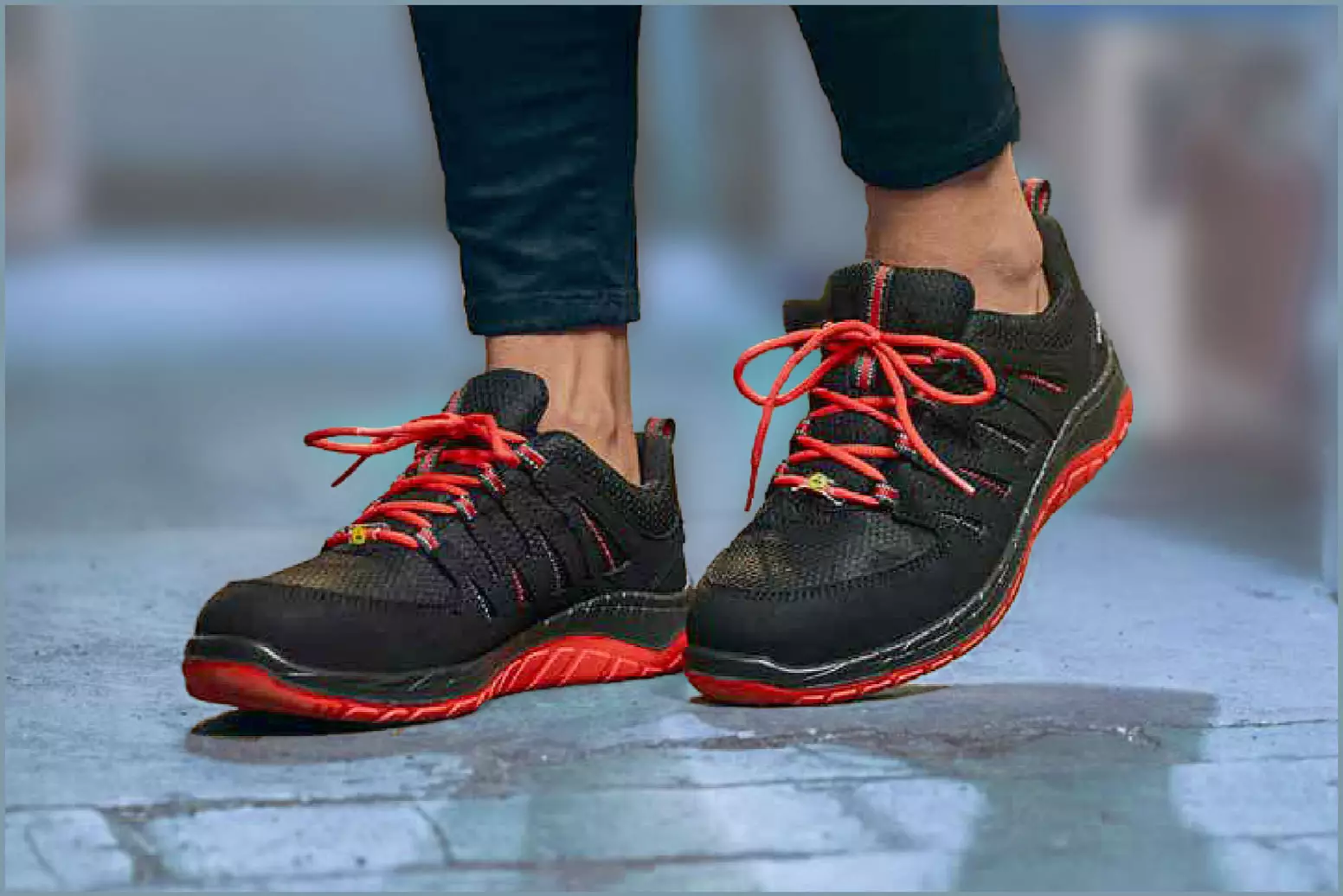 Arbeitssicherheitsschuh mit individueller Fußbettung, Damenpassform, ESD 02