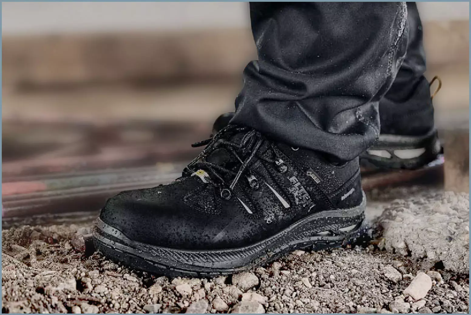 Arbeitssicherheitsschuh mit individueller Fußbettung und Wellmaxx Grip, wärmeisoliert, für Handwerk, Bau etc.