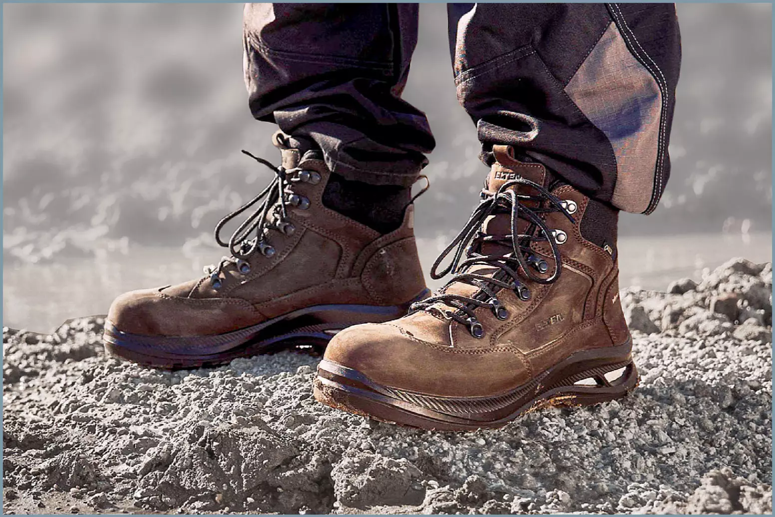 Arbeitssicherheitsschuh mit individueller Fußbettung, atmungsaktiv und wasserdicht, für Handwerk, Bau etc., ESD S3 HI CI