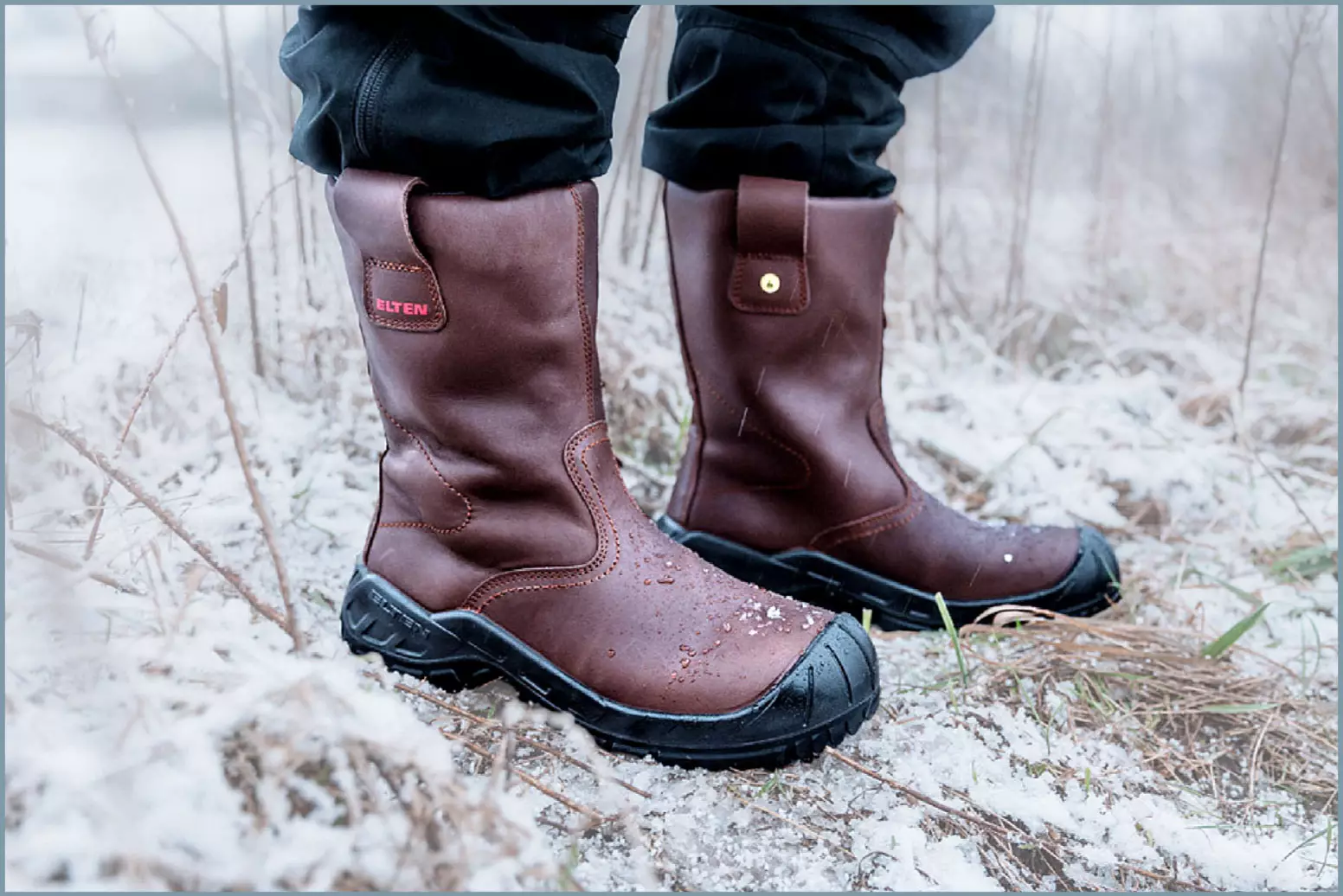 Arbeitssicherheitsschuh mit individueller Fußbettung und Winterfutter, für Landwirtschaft, Bau, Handwerk etc., ESD S3 CI