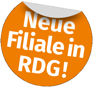 Button "Neue Filiale in Ribnitz-Damgarten"